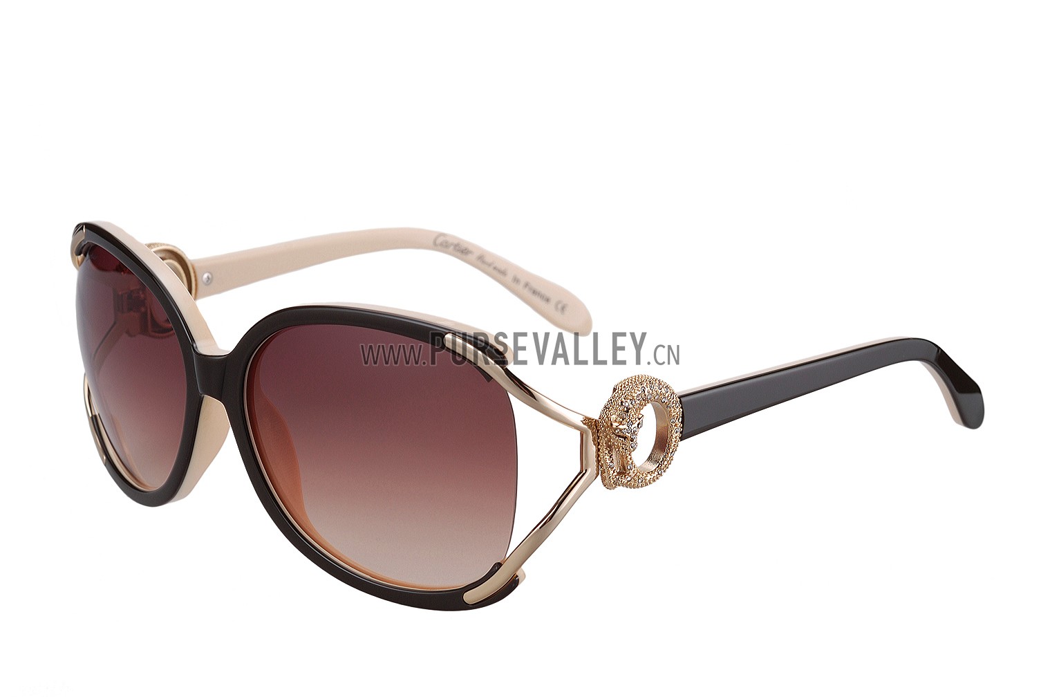 Cartier Retro Beige Sunglasses 307793