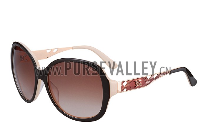 Burberry Butterfly Round Gold Sunglasses 307761