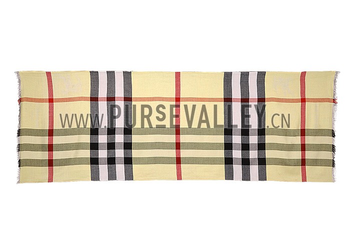 Burberry Check Citrus Scarf 607894