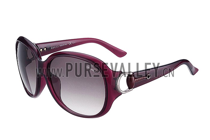 Gucci Modern Shape Purple Sunglasses 307813