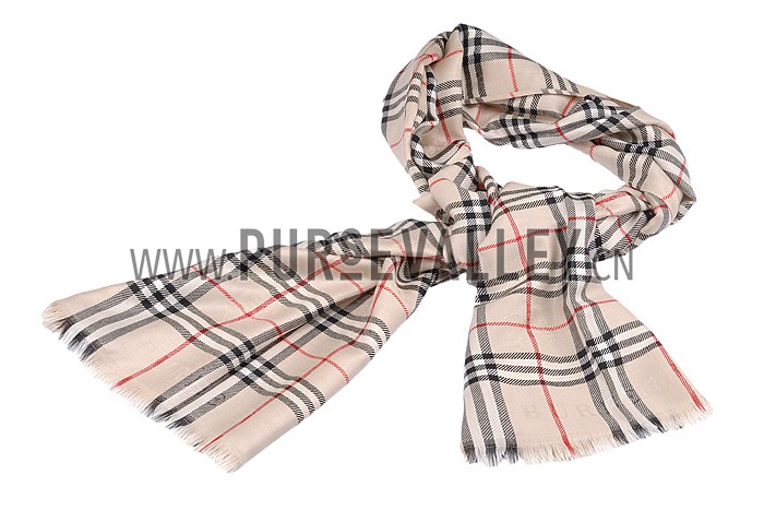 Burberry Heritage Check Beige Scarf 607965