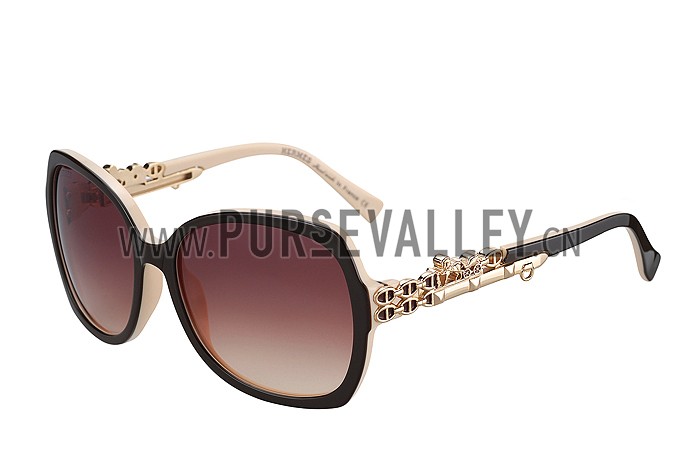 Hermes Carriage Motif Beige Sunglasses 307830