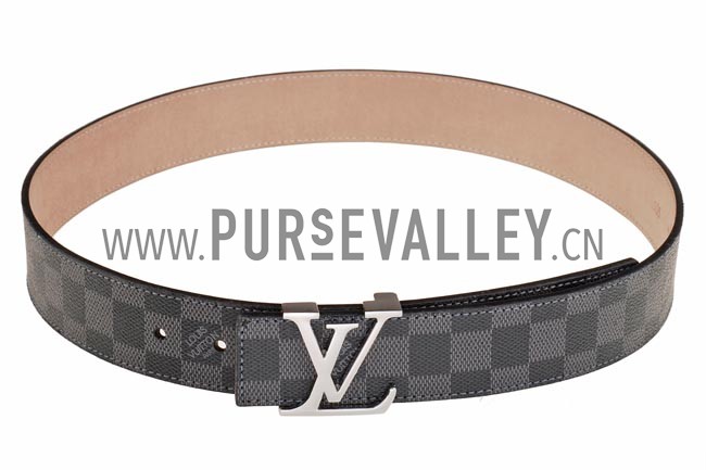 Louis Vuitton Initiales Damier Graphite Belt