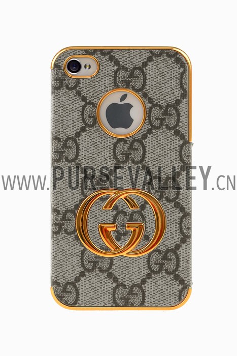 Gucci Grey Back Cover Case for iPhone