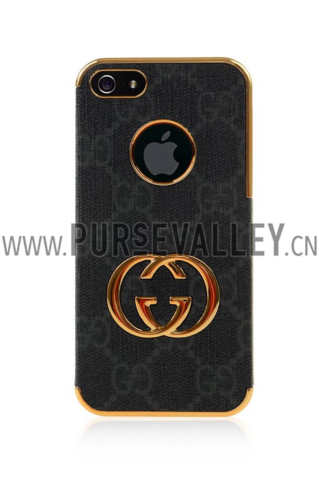 Gucci Black Back Cover Case for iPhone 5