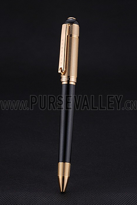 Bentley Gold Tip And Upper Body Black Ballpoint Pen 622788