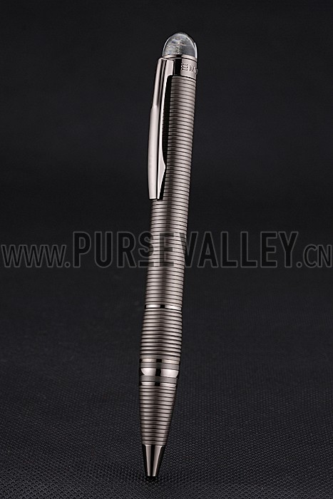 MontBlanc Starwalker Horizontally Grooved Light Brown Grey Ballpoint Pen 622813