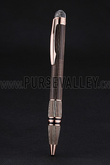 MontBlanc StarWalker Red Gold Cutwork Ballpoint Pen 622815