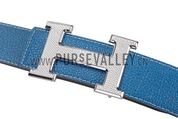 Hermes Blue With Silver 
