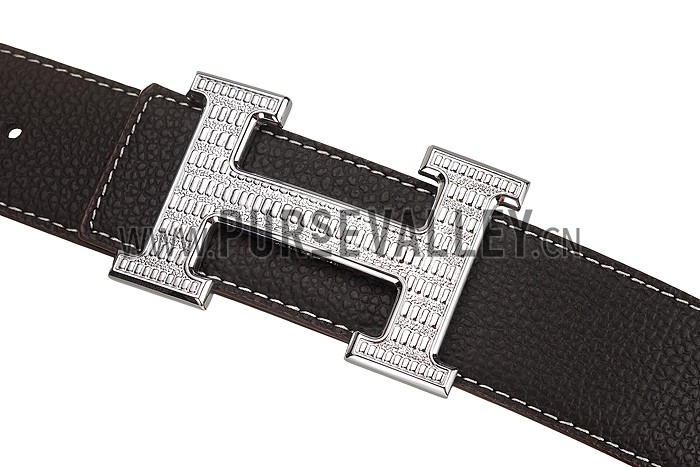 Hermes Brown With Silver 