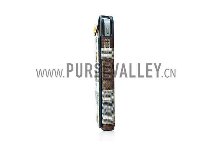 Burberry Back Cover with Credit Card Slot for iPhone 4 & 4S Brown 608270