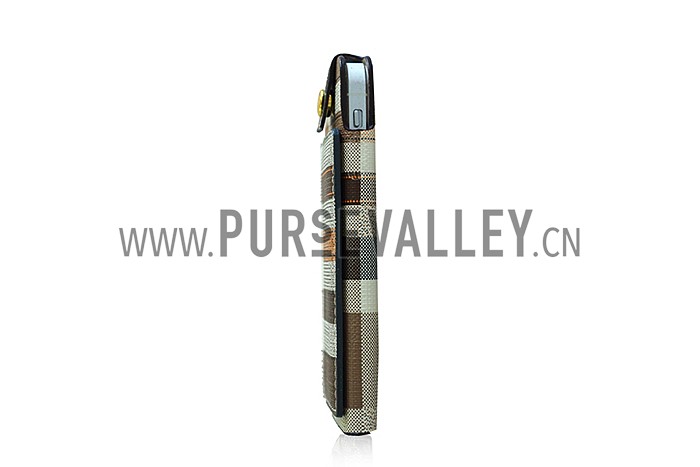 Burberry Back Cover with Credit Card Slot for iPhone 5 & 5C Brown 608274