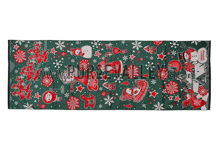 Hermes Santa Bold Print Green 621797