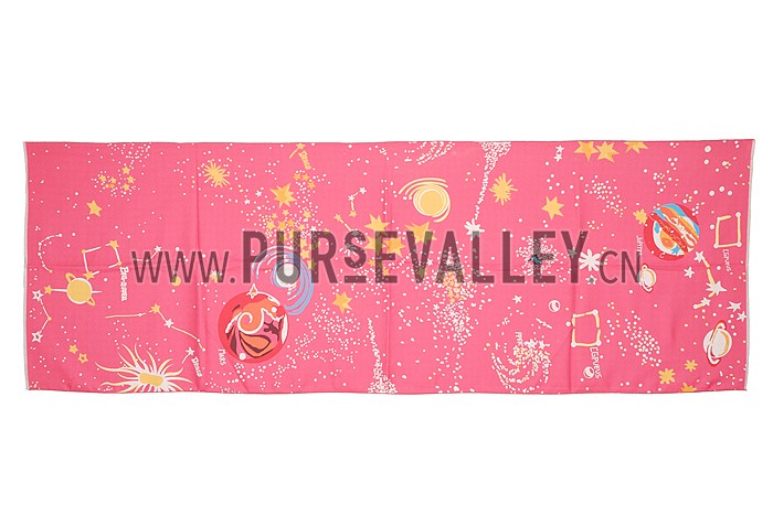 Valentino Starry Sky Scarf Pink 621808
