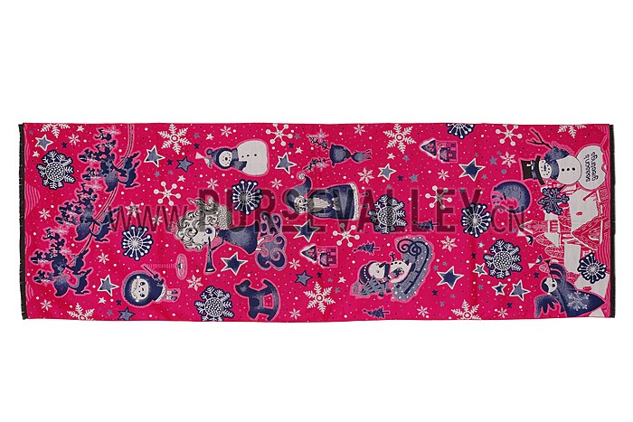 Hermes Santa Bold Print Fuchsia 621798