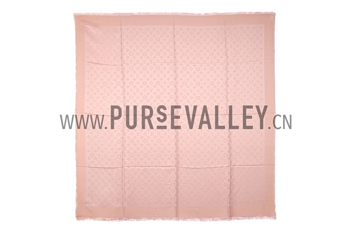 Louis Vuitton Peach Monogram Shawl 621733