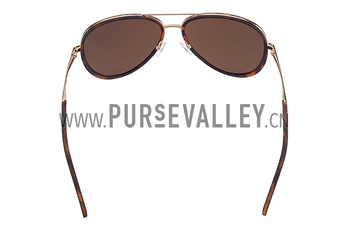 Hugo Boss Aviator Gold Frame Yellow Lens Sunglasses 307879