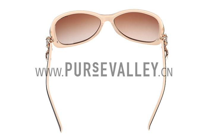 Cartier Decor Panthere Beige Frame Sunglasses 308072