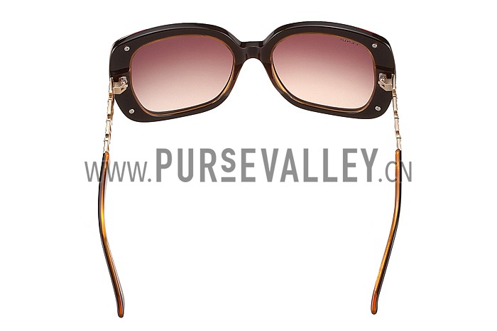 Fendi Oprah Classic Brown Frame Sunglasses 308077