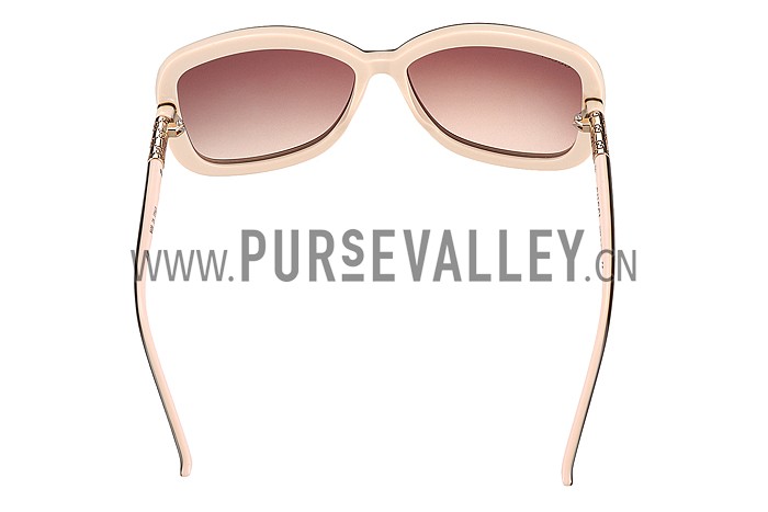 Gucci Guccissima Pattern Beige Frame Sunglasses 308082