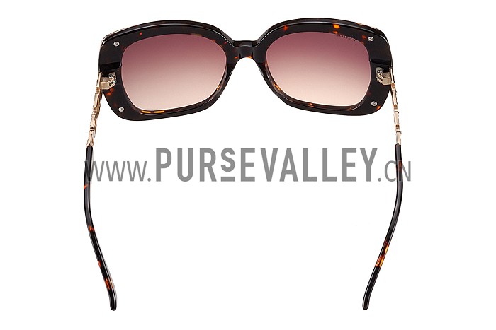 Fendi Oprah Classic Tortoise Frame Sunglasses 308078