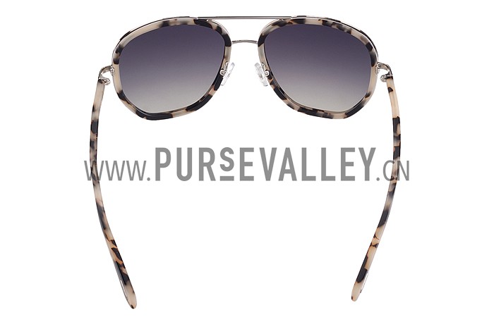Tom Ford Cyrille Aviator Animal Print Frame Sunglasses 307898