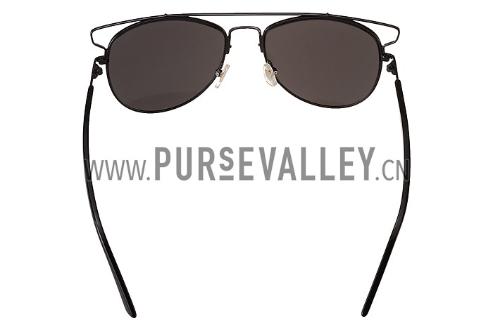 Christian Dior Technologic Black Frame Grey Mirrored Lenses Sunglasses 308121