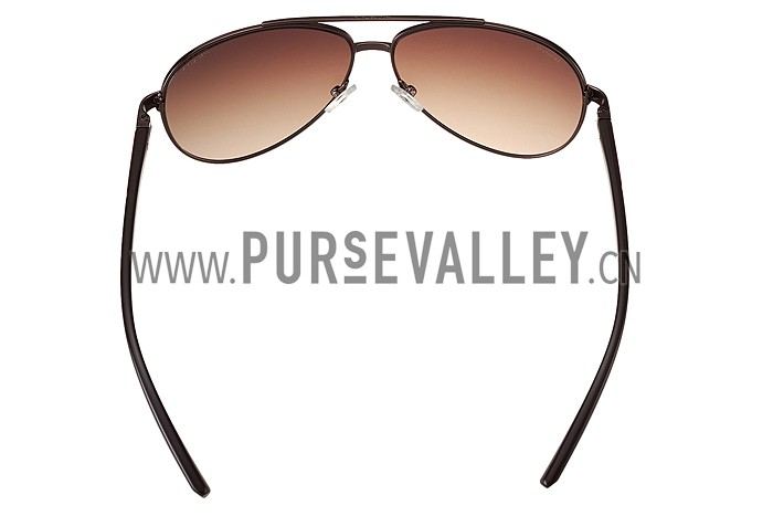 Prada Linea Rossa Brown Frame Brown Lenses Sunglasses 308154