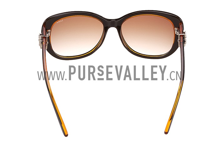 Dolce and Gabbana Yellow With Silver Roses Sunglasses 308029