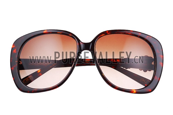 Marc Jacobs Flower Temple Havana Frames Sunglasses 307901