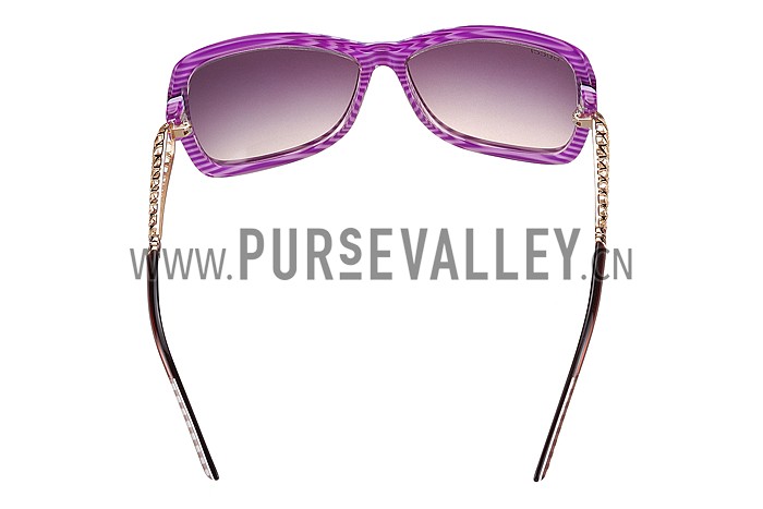 Gucci Diamantissima Purple Frame Sunglasses 308089