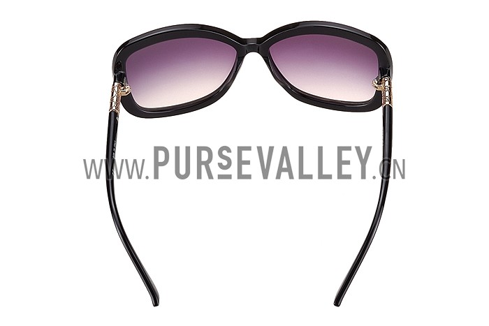 Gucci Guccissima Pattern Black Frame Sunglasses 308081