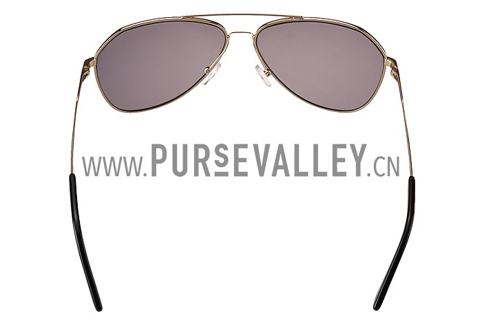 Dolce And Gabbana Aviator Gold Frame Sunglasses 308138