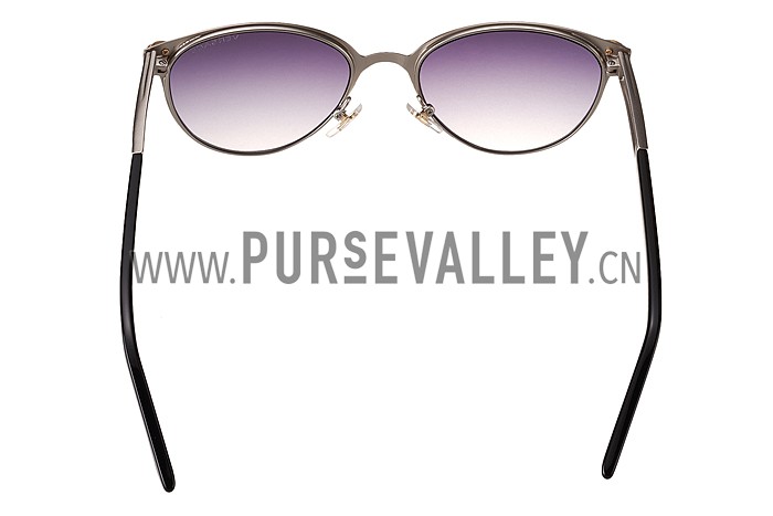 Versace Medusa Silver Frame Grey Lenses Sunglasses 308183