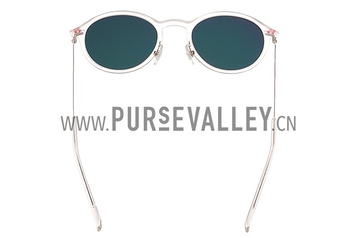 Ray Ban Clubround White Frame Copper Flash Lenses Sunglasses 308172