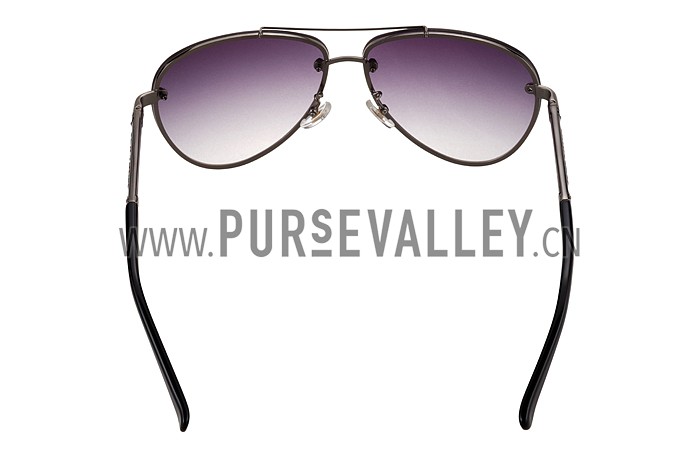 Dolce and Gabbana Pilot Grey Frame Sunglasses 308195