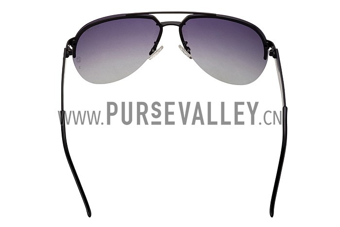 Cartier Wild Panthere Detail Black Frame Sunglasses 308188