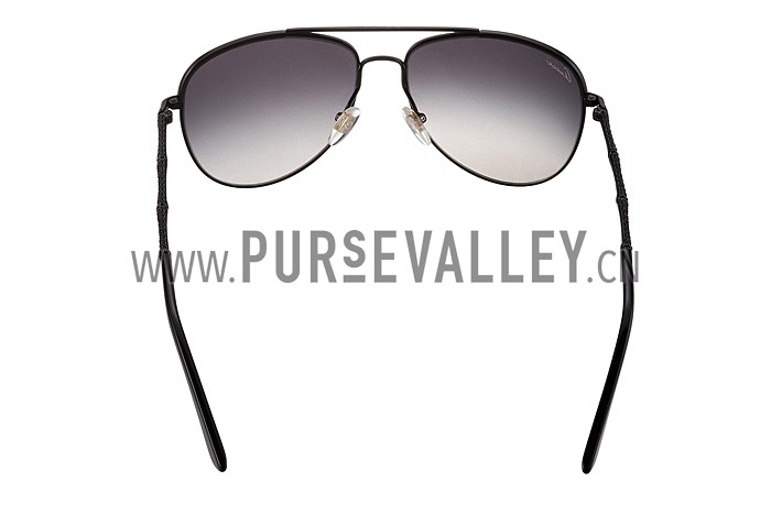 Gucci Ultra-light Aviator Black Frame Sunglasses 308202