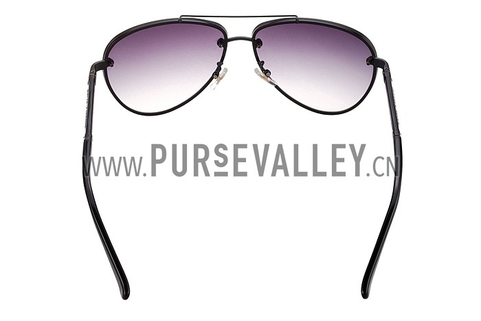 Dolce and Gabbana Pilot Black Frame Sunglasses 308192