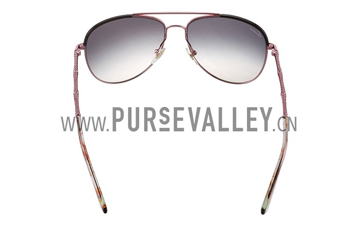 Gucci Ultra-light Aviator Pink Frame Sunglasses 308205