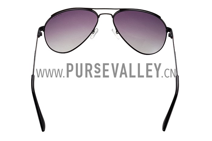 Prada Aviator Linea Rossa Logo Black Frame Sunglasses 308222