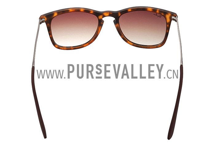 Ray Ban Wayfarer Light-Ray Tortoise Frame Brown Lenses Sunglasses 308238