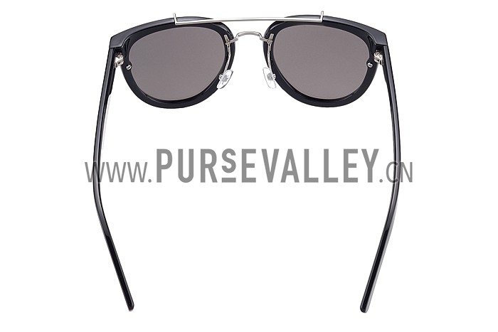 Christian Dior Homme Panto Black Lens Sunglasses 307894