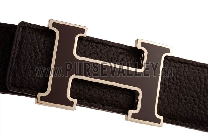 Hermes H Buckle Brown Belt