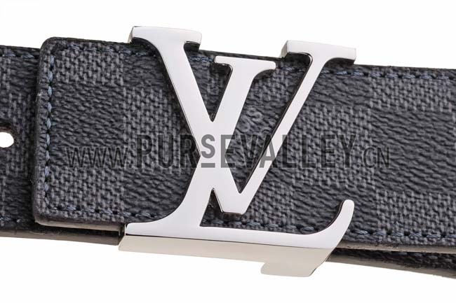 Louis Vuitton Initiales Damier Graphite Belt