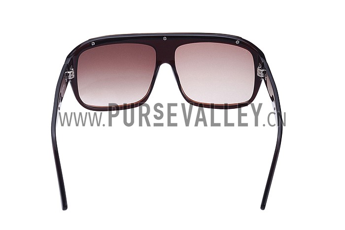 Louis Vuitton Evidence Brown Sunglasses 307857