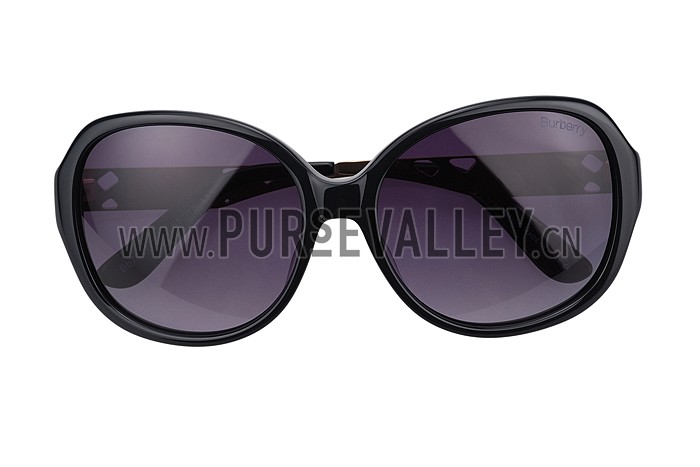 Burberry Butterfly Round Black Sunglasses 307760