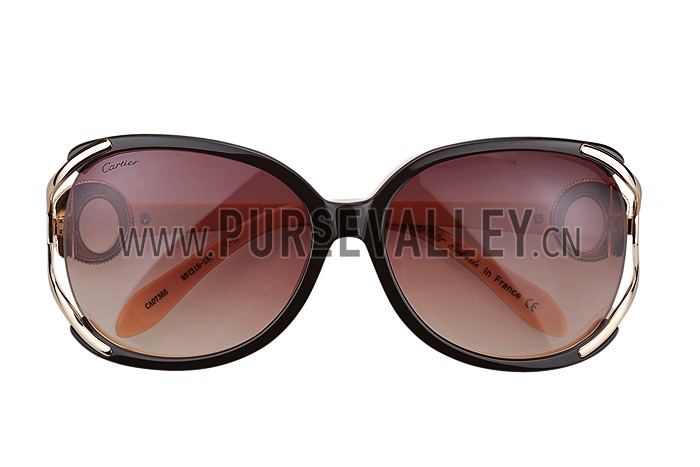 Cartier Retro Beige Sunglasses 307793