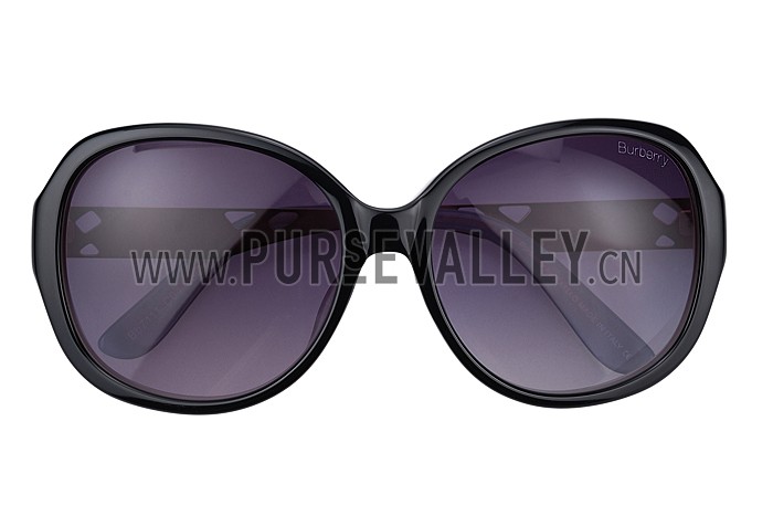 Burberry Butterfly Round Black-White Sunglasses 307762