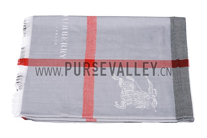 Burberry Check Grey Scarf 607888